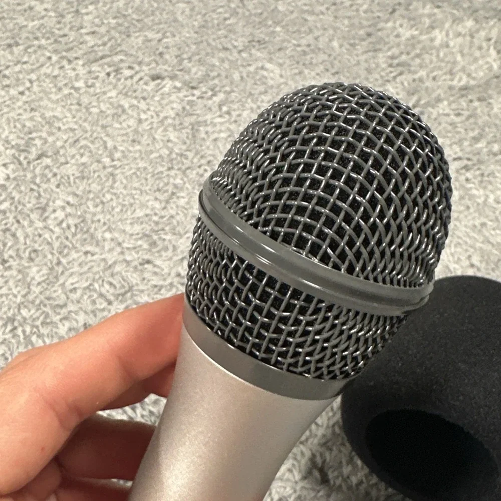Audio-Technica ATR2100-USB Microphone XLR/USB-C Dynamic Podcast Mic - No Cable